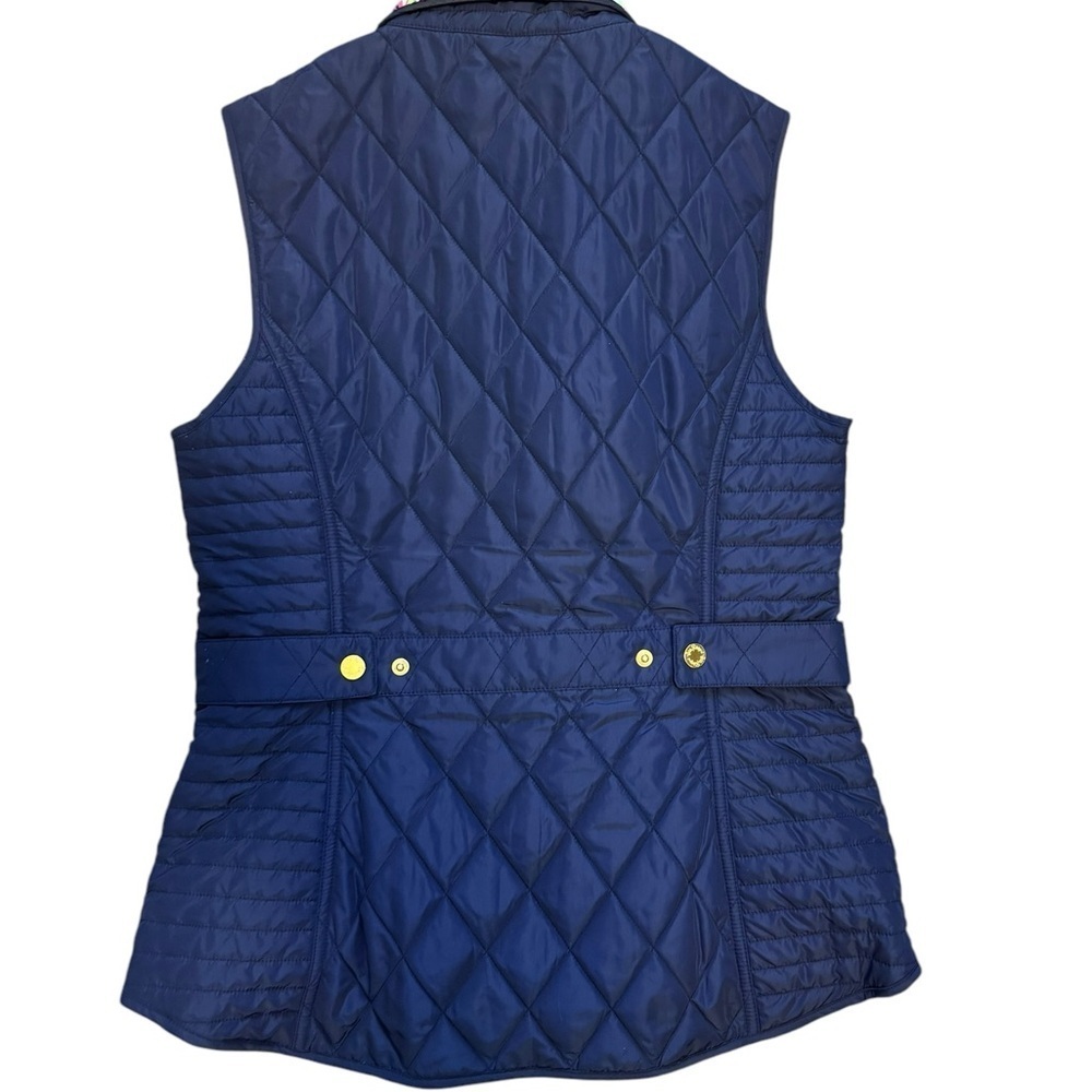 Lilly Pulitzer Quilted Vest - Palm Reader Blake size small - Picture 2 of 10